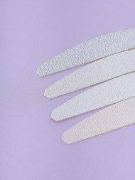 ALGEBRA BEAUTY   HARD GRAY   Мягкие   XL   #120   (50шт)   Сменные  файлы для пилки на вспененной подложке