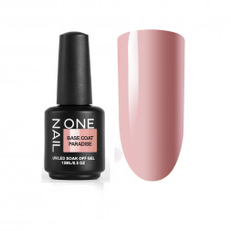 ONE NAIL   Base PARADISE   15мл   База камуфлирующая эластичная  (легкие в снятии)