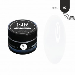 NAIL REPUBLIC   Гель  для моделирования самовыравнивающийся   Gel   CLASSIC   #02   15г   Белый