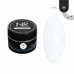 NAIL REPUBLIC   Гель  для моделирования самовыравнивающийся   Gel   CLASSIC   #03   15г   Молочный