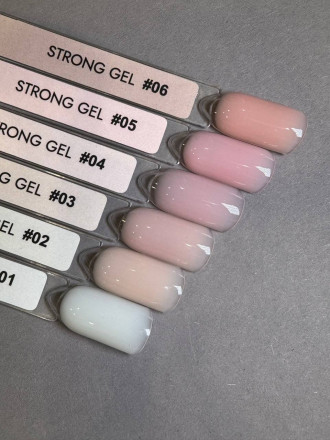ONE NAIL   Gel  STRONG   #02   15мл (флакон)   Гель для моделирования средне-жидкий