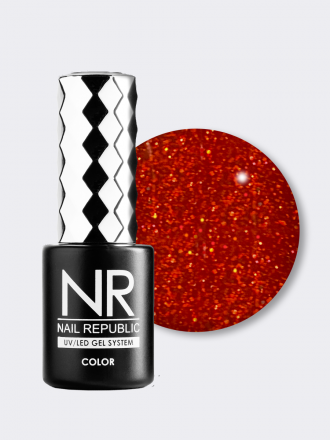 NAIL REPUBLIC   #424 Femme Fatale   10мл   Гель-лак с шиммером