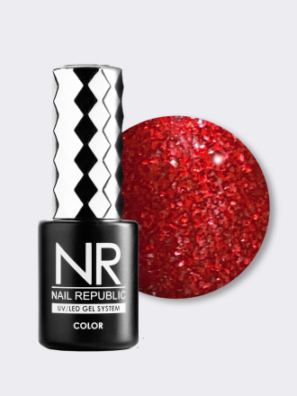 NAIL REPUBLIC   #430 Femme Fatale   10мл   Гель-лак с шиммером