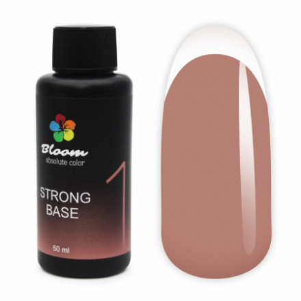 BLOOM   Base Strong COVER   #01   50мл (бутылка)   База камуфлирующая жесткая
